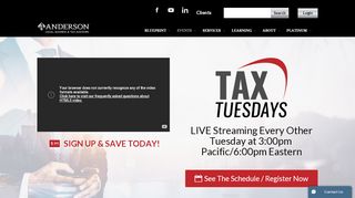 
                            7. FREE Tax Webinar with Attorney Toby Mathis - Anderson Advisors