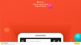 
                            2. Free to Get the Best Videos & Music - Snaptube