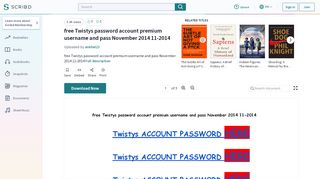 
                            4. free Twistys password account premium username and pass ...