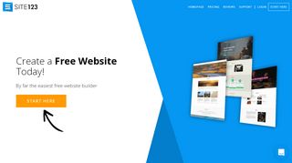 
                            5. Free Website Builder 100% Off | Create a Free Website - SITE123