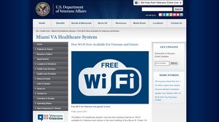 
                            2. Free Wi-Fi Now Available For Veterans and Guests - Miami VA ...