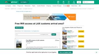 
                            7. Free Wifi access at LAX customs arrival area? - Los Angeles Forum ...