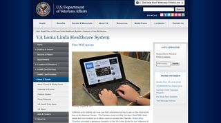 
                            1. Free Wifi Access - VA Loma Linda Healthcare System