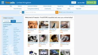 
                            10. Freeads.co.uk - Classified ads , place Free Ads