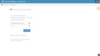 
                            11. FreeAndroidSpy Private Area - Login to spy on …