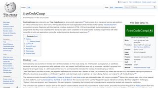 
                            4. freeCodeCamp - Wikipedia