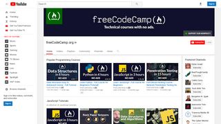 
                            3. freeCodeCamp.org - YouTube