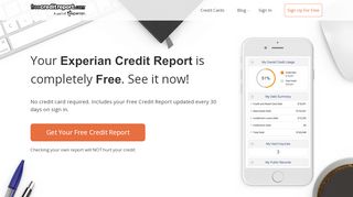 
                            1. freecreditreport.com: No Credit Card Needed.