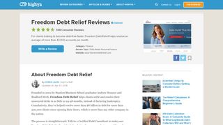 
                            9. Freedom Debt Relief Reviews - Is it a Scam or Legit?