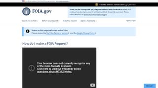 
                            11. Freedom of Information Act: How to Make a FOIA Request - FOIA.gov