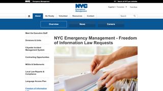 
                            6. Freedom of Information Law Requests - NYCEM - NYC.gov
