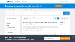 
                            7. Freelancer programmierer portal webseite Jobs, Employment ...