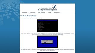 
                            6. FreeNAS Passwortreset | Computeranleitungen.de ESXi ...