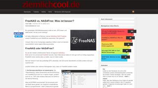 
                            8. FreeNAS vs. NAS4Free: Was ist besser? - Ziemlich cool