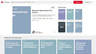 
                            7. Freesound.org - login | Stuff Along The Way | Pinterest | Home