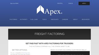 
                            3. Freight Factoring for Trucking Companies | Apex Capital ...