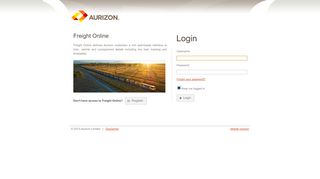 
                            9. Freight Online - Login