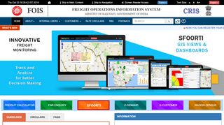 
                            6. Freight Operations Information System - Indian Railways