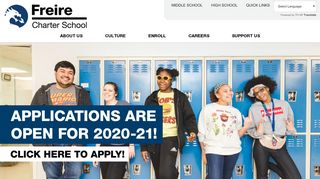 
                            7. Freire Charter School – The Power to Build Your Future