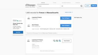 
                            6. Frenzo in Massachusetts (MA) | 1,600 records found ...