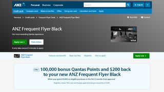 
                            5. Frequent Flyer Black credit card | ANZ