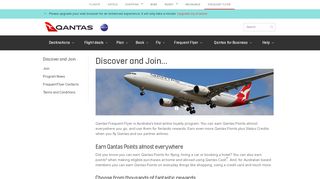 
                            4. Frequent Flyer - Discover and Join - Qantas