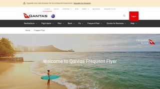 
                            2. Frequent Flyer - Welcome | Qantas