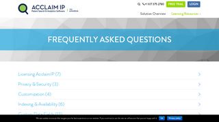 
                            9. Frequently Asked Questions | AcclaimIP: Patent …