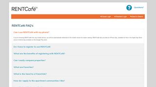 
                            5. Frequently Asked Questions and Answers - RENTCafé