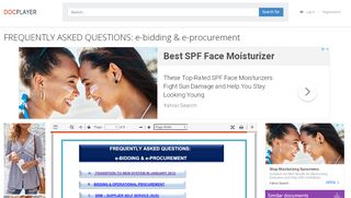 
                            6. FREQUENTLY ASKED QUESTIONS: e-bidding & e-procurement - PDF