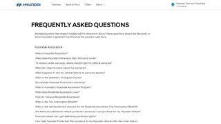 
                            4. Frequently Asked Questions | Hyundai USA
