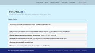 
                            1. frequently asked questions - Johor Online Payment Portal