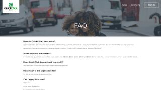 
                            2. Frequently Asked Questions - QuickClick Loans