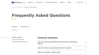 
                            9. Frequently Asked Questions | SPS - NYU School of Professional Studies