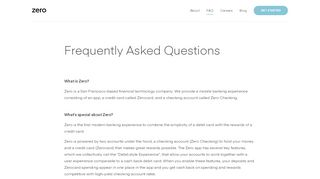
                            2. Frequently Asked Questions - Zero