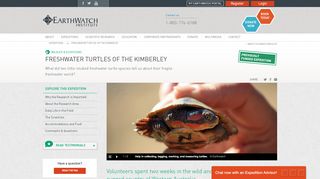 
                            8. Freshwater Turtles of the Kimberley - Earthwatch