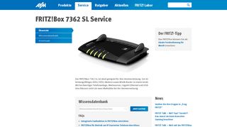 
                            1. FRITZ!Box 7362 SL Service | AVM Deutschland