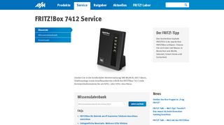 
                            4. FRITZ!Box 7412 Service | AVM Deutschland