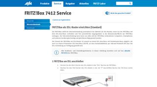 
                            2. FRITZ!Box als DSL-Router einrichten (Standard) - AVM