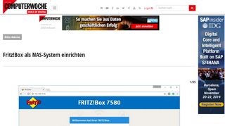 
                            5. Fritz!Box als NAS-System einrichten: Fritzbox 7580 …