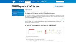 
                            2. FRITZ!WLAN Repeater 450E - AVM