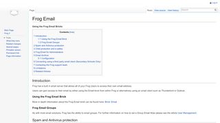 
                            8. Frog Email - Frog Knowledge Base