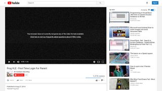 
                            9. Frog VLE - First Time Login For Parent - YouTube