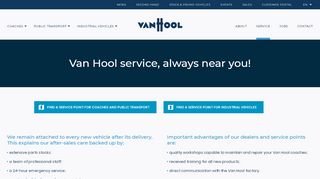 
                            2. From Hool service, always in your area | Van Hool