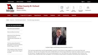 
                            9. From the Superintendent - Dallas County R-I School District
