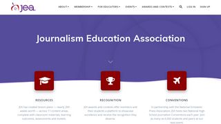 
                            7. Front Page - Journalism Education Association - jea.org