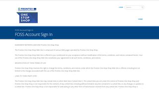 
                            6. Frontex One-Stop-Shop > FOSS Account Sign In