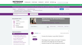 
                            7. Frontier DSL Modem/ router B90-755044-15 - Netgear