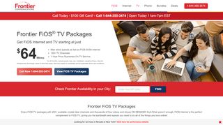 
                            3. Frontier FiOS TV Packages | Get FiOS TV and Internet