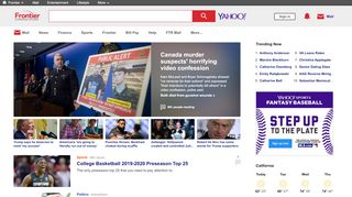 
                            2. Frontier Homepage Powered by Yahoo